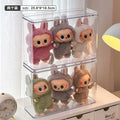 Labubu Doll Display Box: Axyaa Plush Storage Stand Cabinet for Collectible Toys