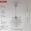 Axyaa Cloud Glass French Retro Chandelier for Elegant Spaces