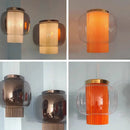 Axyaa Vintage Glass Pendant Lights - Retro Art LED Chandeliers for Home, Kitchen, Restaurant