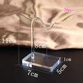 Acrylic Jewelry Bracelet Display Stand by Axyaa - Transparent Holder Rack for Beads & Pendants