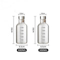 Axyaa Large Capacity Glass Water Bottle with Time Marker Cover