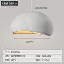 Axyaa Nordic Wabi Sabi Pendant Lamps LED Ceiling Chandelier for Modern Living Room