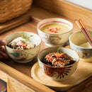 Axyaa Cat Series Ceramic Home Japanese Rice Bowl 4.5 inches