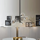 Axya Modern Glass Pendant Lights for Dining Room and Bedroom