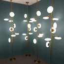 Axyaa Modern Glass Floor Lamp for Artistic Home Lighting