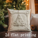 Axyaa Christmas Prints Pattern Cushion Cover for Sofa, Bedroom, Car - Decorative Pillow Cover