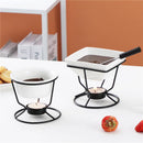 Axyaa Cheese Chocolate Melting Ceramic Mug with Fork, European Tableware Mug