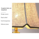 Axyaa Ceramic Floor Lamp with Fabric Lampshade for Bedroom Living Room Lighting