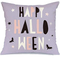 Halloween Ghost Pillowcase Set for Home Sofa, Pink Purple 45x45 - Axyaa Brand