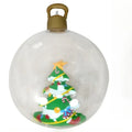 Axyaa Inflatable 3D Christmas Ball Snowman Santa Claus Xmas Tree Decoration Ball