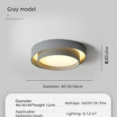 Axyaa Modern Ceiling Lamp - Stylish Minimalist Black White Light for Home Office Bedroom