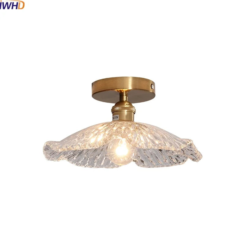 Axyaa Frosted Glass LED Ceiling Lamp for Modern Indoor Lighting