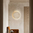 Axyaa Wabi Sabi Yellow Limestone LED Wall Lamp - Nordic Home Decor Lighting