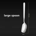 Axyaa Stainless Steel Square-headed Soup Ladle and Dining Spoon