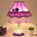 Axya Nordic Pink Table Lamp for Kids' Bedroom - Retro Princess Room Decor