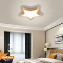 Axyaa Nordic Wood LED Ceiling Light Fixture for Modern Living Room Decor.