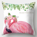 Axyaa Flamingo Sofa Pillow Cover 45cmX45cm Square Cushion Case Boho Style