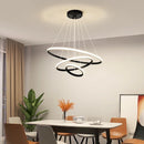 Axyaa Circles Chandelier 3 Rings Pendant Lamp