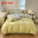 Axyaa Small Fresh 6D Printed Cotton Bedding Set - 4 Pieces
