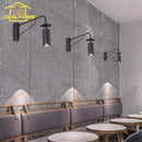 Axyaa Iron Art Long Swing Arm Wall Lamp LED E27 Waterproof Garden Balcony