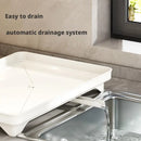 Axyaa Over Sink Dish Drying Rack Utensil Holder Countertop Organizer