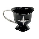 Axyaa 12oz Ceramic Breakfast Mug - Nordic Style Black Green Couple Coffee Cup