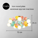 Axyaa Modern Chandelier: Macaron Warm Ceiling Light for Bedroom, Living Room, Dining Room