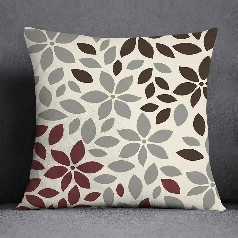 Axyaa Geometric Color Pillowcase Square Cushion Cover 45x45