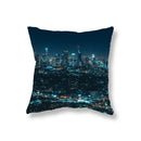Axyaa City Building Night View Pillowcase