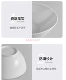Axyaa 8.5-inch Slanted Salad Bowl & Fruit Plate Ceramic Soup Bowl