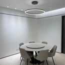 Axya Nordic Ring Pendant Lamps, Dimmable Minimalist Lighting for Home Decor