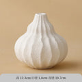 Ceramic White Vase for Home Decor by Axyaa