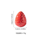 Axyaa Ceramic Strawberry Oil Pot Seasoning Jar Sugar Chili Soy Sauce Bottle