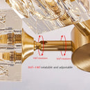 Axyaa Light Luxury Crystal Chandelier for Elegant Indoor Decor