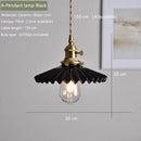 Axyaa Nordic Ceramic Pendant Light Brass Vintage Adjustable Hanging Light