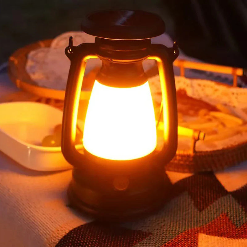 Axya Outdoor Camping Lamp with Adjustable Brightness and Solar/DC Charging