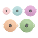Axyaa Silicone Pot Cover Set: Anti Overflow, Dustproof, Sealed for Refrigerator and Microwave