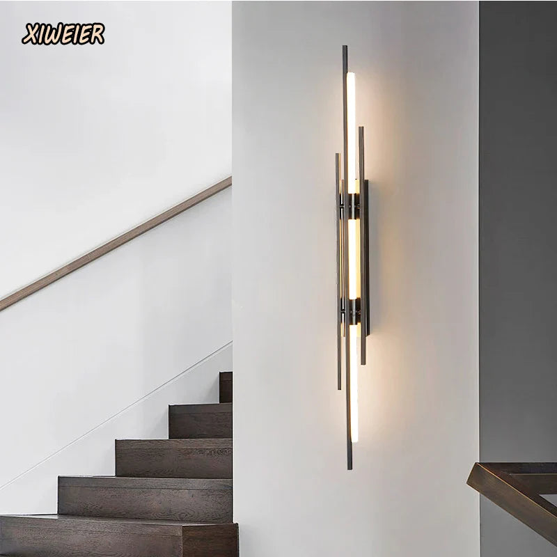Axyaa Modern Copper Wall Lamp for Bedside, Living Room, Restaurant, Stairway
