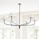 Axyaa Fabric Ceiling Chandelier LED Pendant Lamp for Dining, Bedroom, Living Room