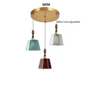 Axyaa Glass LED Pendant Lights - Vintage Nordic Modern Hanging Lamp