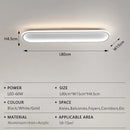 Axyaa LED Ceiling Light with Remote Control for Living Room, Bedroom, and Hallway