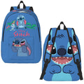Axyaa Kids Backpack: Stitch Pink Angel School Daypack for Students.