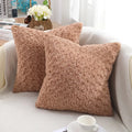 Axyaa Luxury Fluffy Fur Pillow Cover Modern Home Decorative Cushions