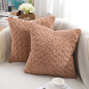 Axyaa Luxury Fluffy Fur Pillow Cover Modern Home Decorative Cushions