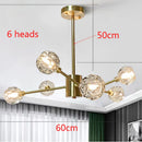 Axyaa Crystal Luxury Chandelier for Living Room, Bedroom, Dining Room - Indoor Lighting