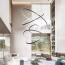 Axyaa Modern Living Room Chandeliers - LED Ceiling Lamp for Indoor Lighting