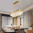 Axyaa Crystal Chandelier Pendant Light for Living Room Dining Room Luxury Lighting
