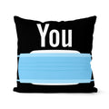 Axyaa Soft Mask Cushion Cover Set - Home Decor Pillowcase Collection