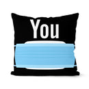 Axyaa Soft Mask Cushion Cover Set - Home Decor Pillowcase Collection