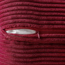 Axyaa Corduroy Throw Pillow Cover 18x18 Soft Decorative Cushion for Sofa